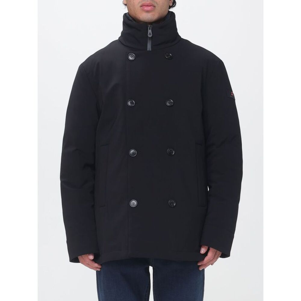 Peuterey Men Militao Double-Breasted Caban Jacket Peuterey In Technical Nylon